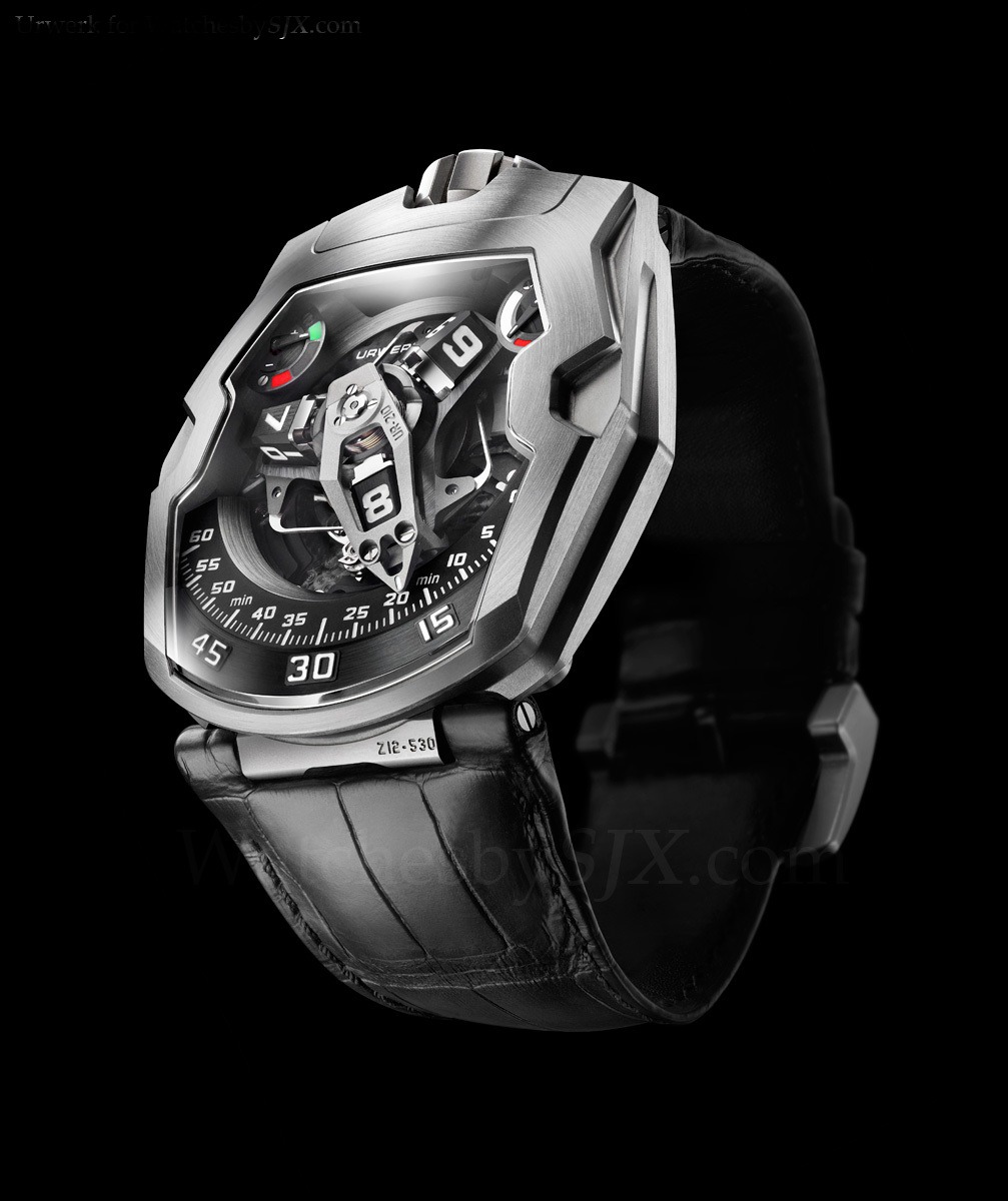 Replica Urwerk UR-210 Maltese Falcon Titanium and Steel Watch